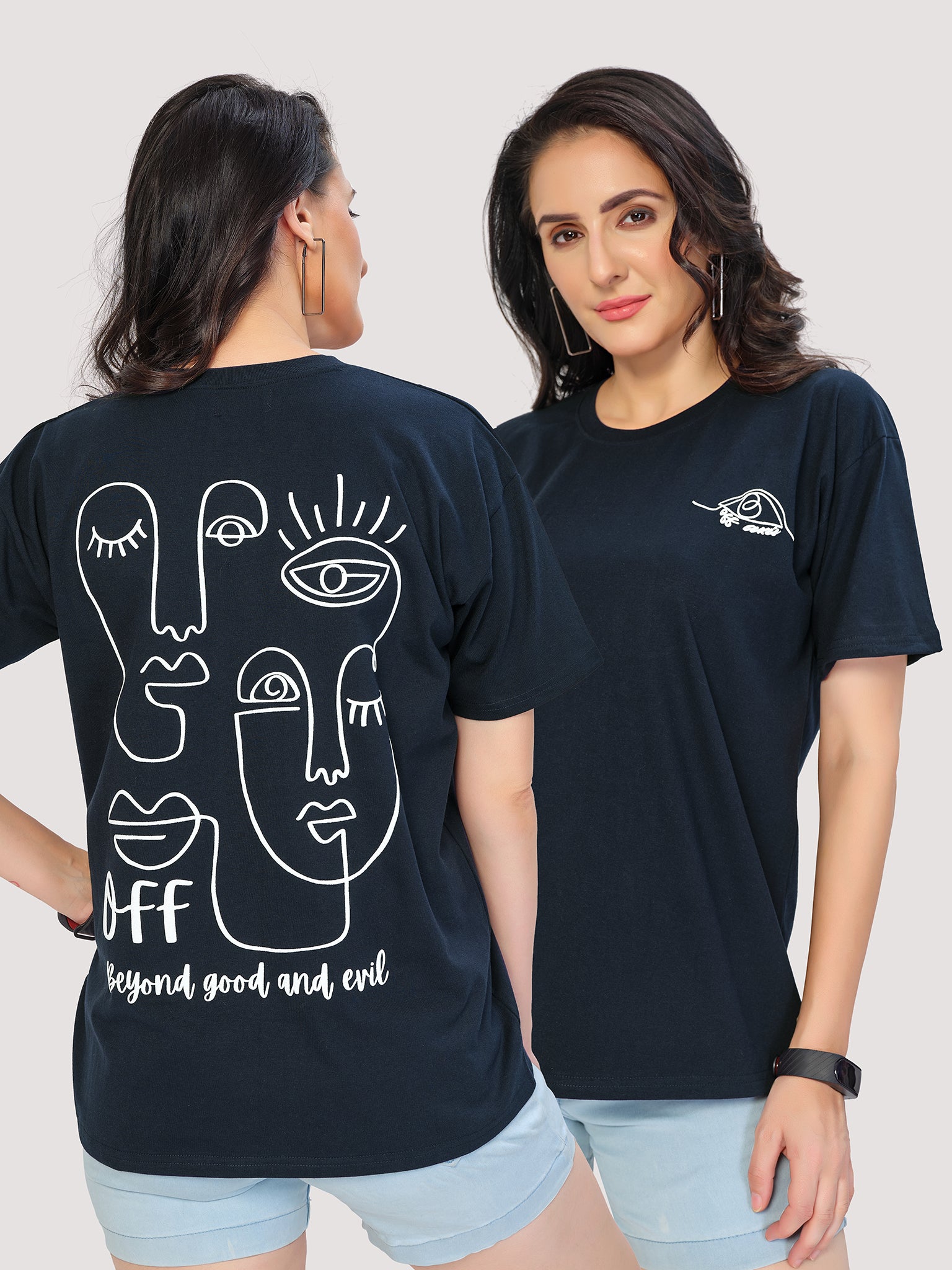 Beyond Good and Evil Blue Women's T-shirt